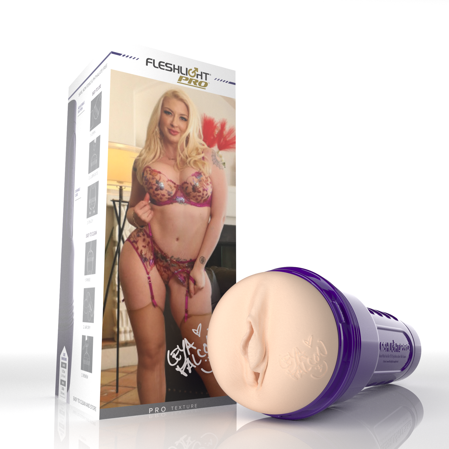 Leya Falcon Kitty Cat Fleshlight Allure With Case Fleshlight