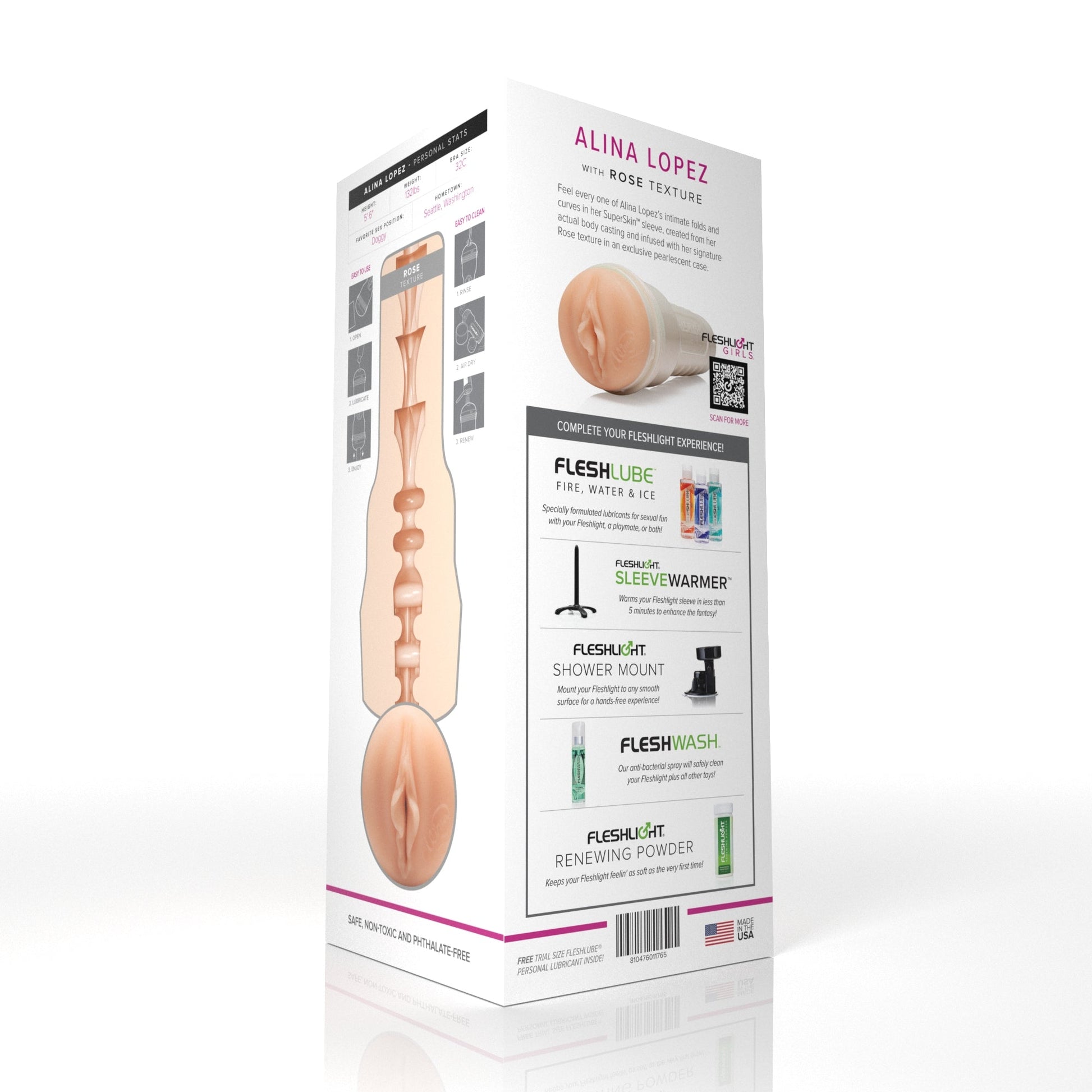 Alina Lopez Fleshlight Blush (Butt) With Case Fleshlight
