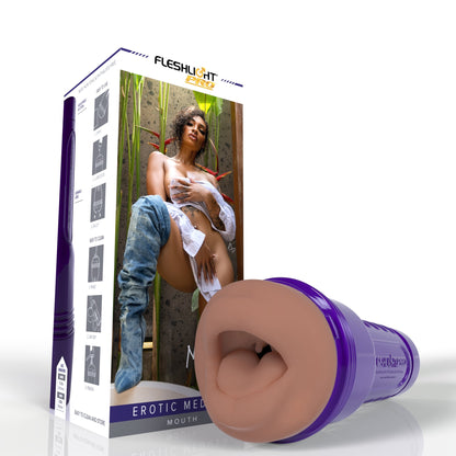 Erotic Medusa Mouth Allure With Case Fleshlight
