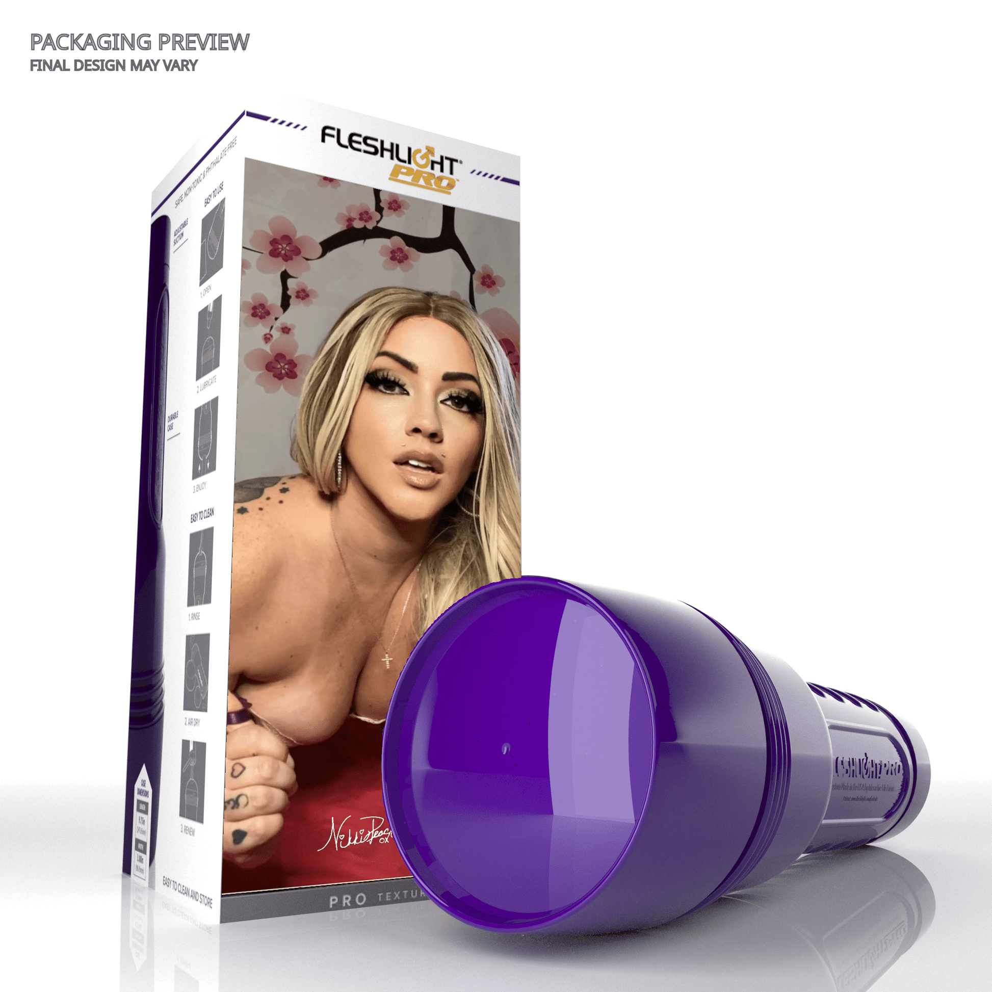 NikkiPeach$ Fleshlight: SloppyKisser Allure 150 Fleshlight