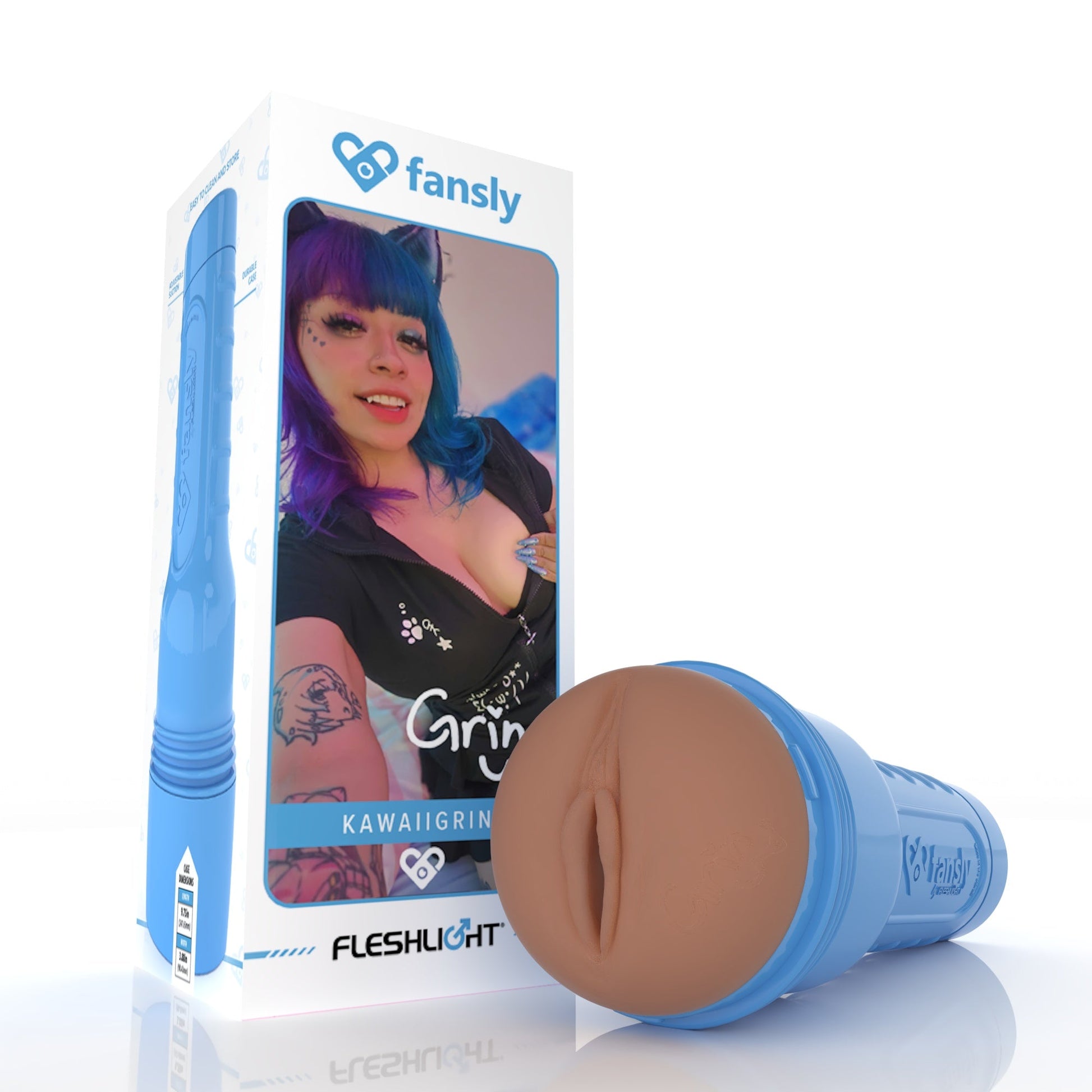 KawaiiGrin Lady Fansly Fleshlight: Fox Girl Fuck Toy :3 Exclusive Lady With Case Fleshlight