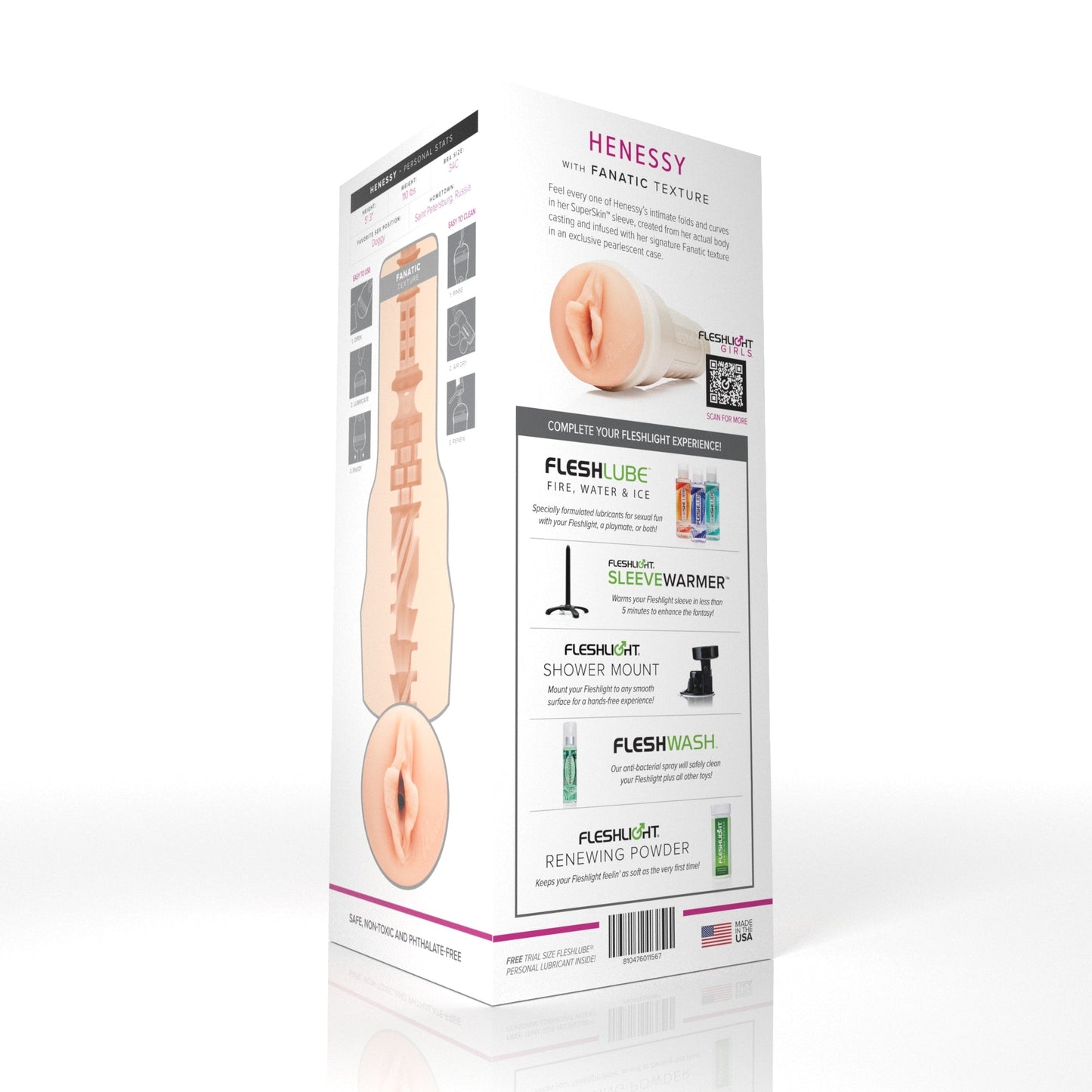 Henessy Fleshlight Fanatic (Lady) Without case Fleshlight