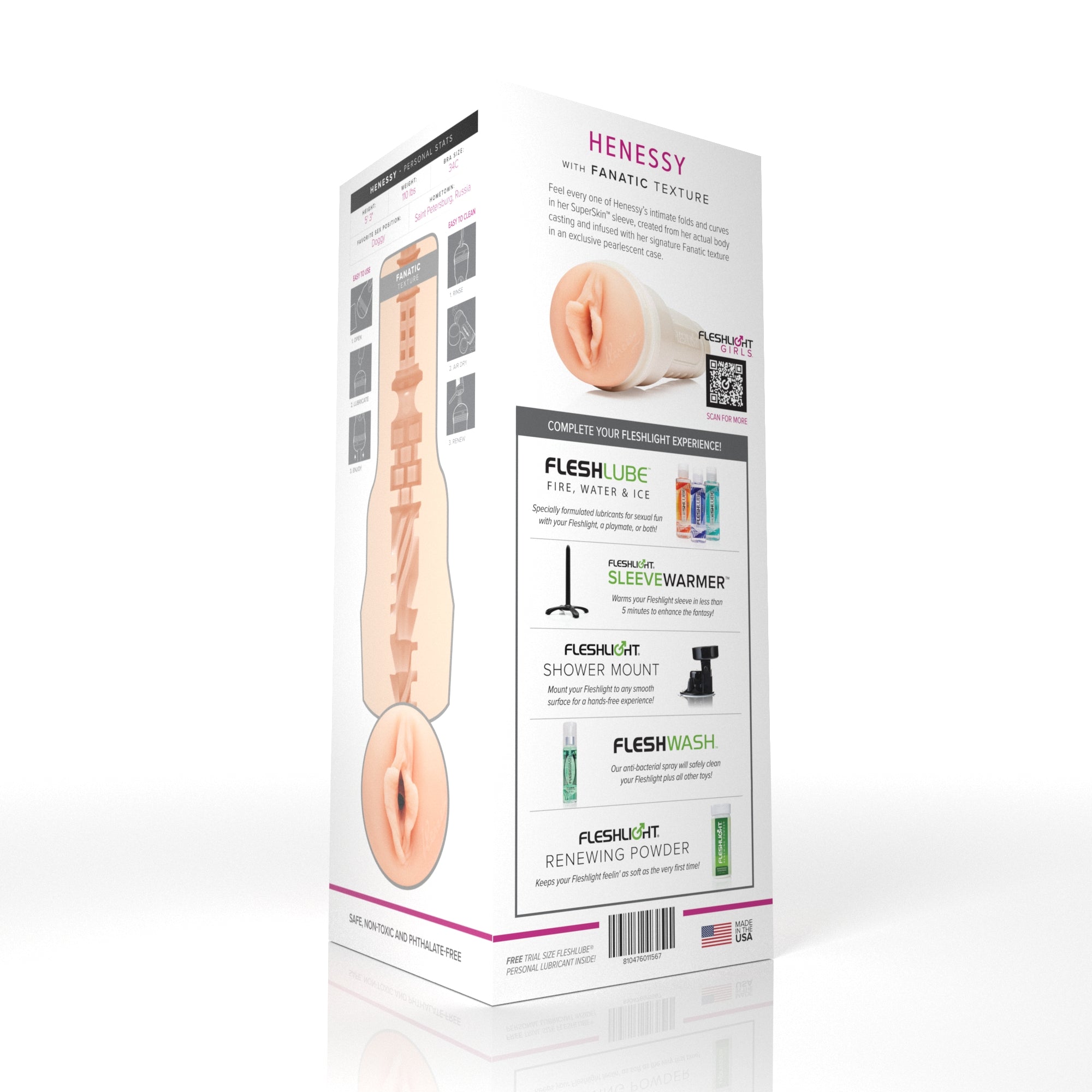 Henessy Fleshlight Fanatic (Lady) Without case Fleshlight