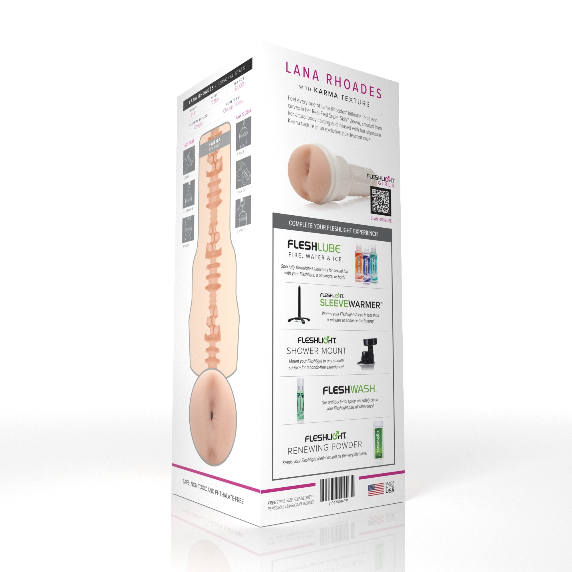 Lana Rhoades Fleshlight Karma (Butt) With case Fleshlight