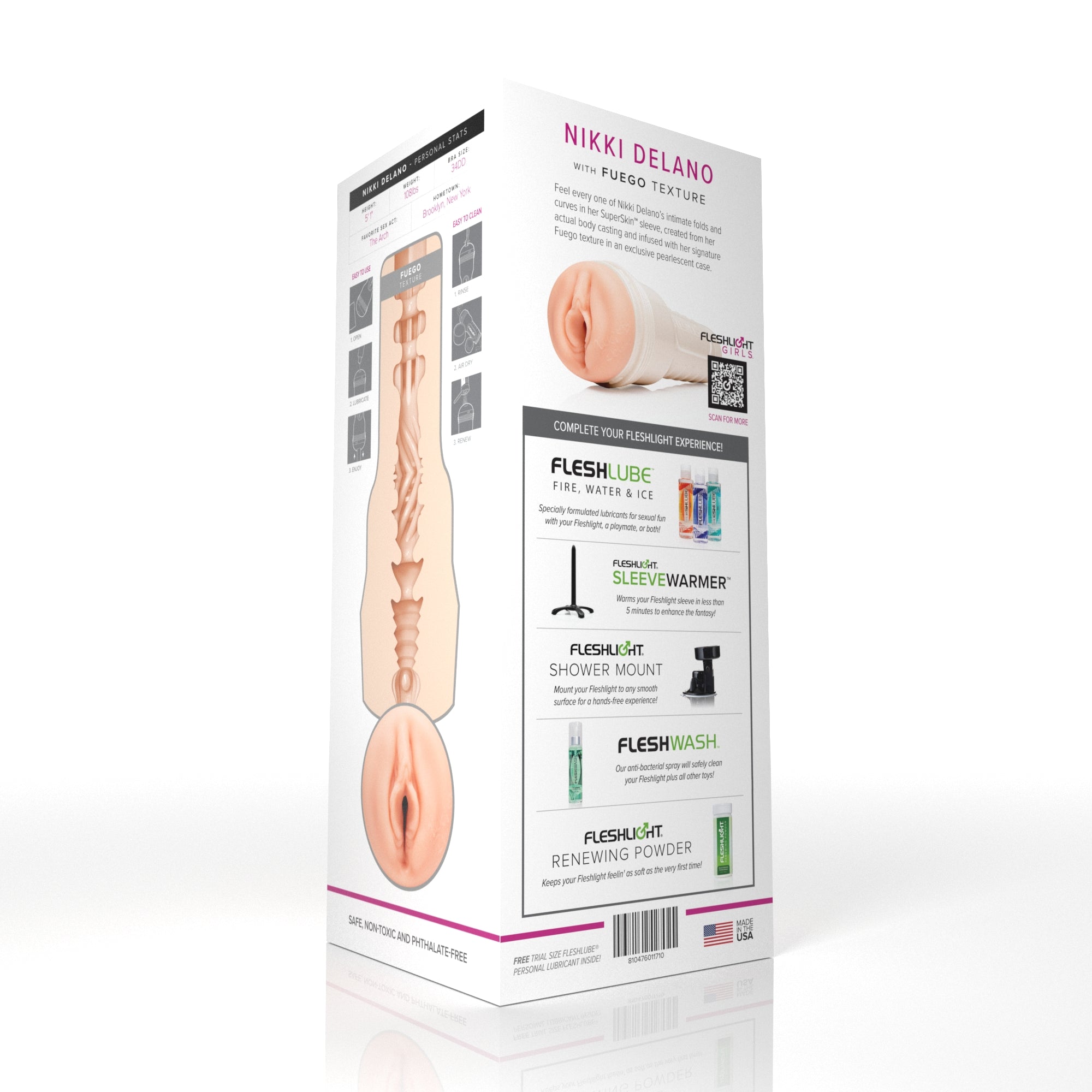 Nikki Delano Fleshlight Fantastica (Butt) With case Fleshlight