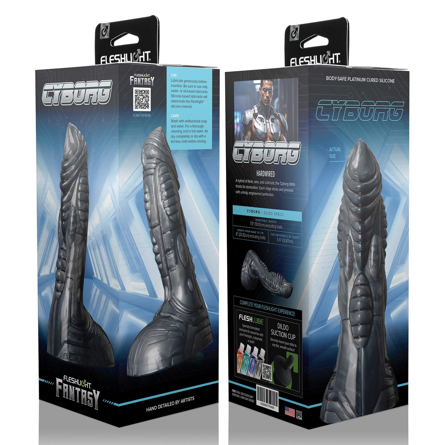 Cyborg Dildo (Silver)