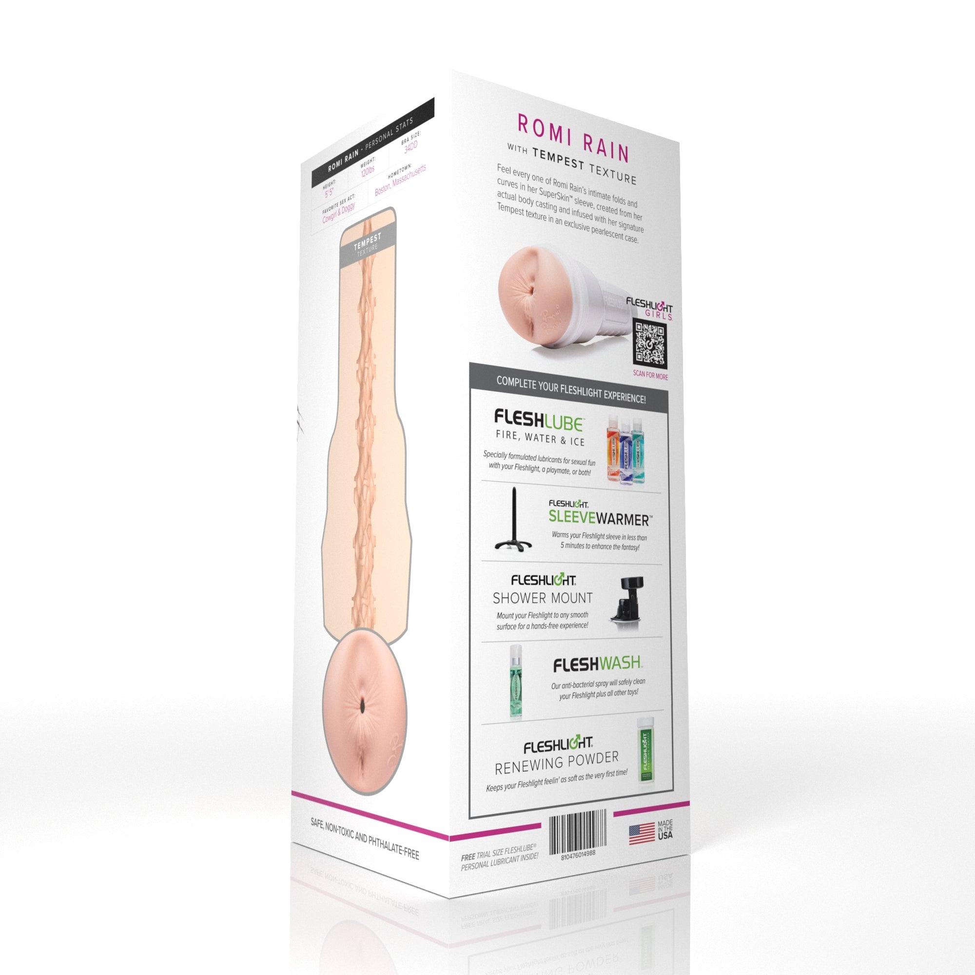 Romi Rain Fleshlight Tempest (Butt) With case Fleshlight