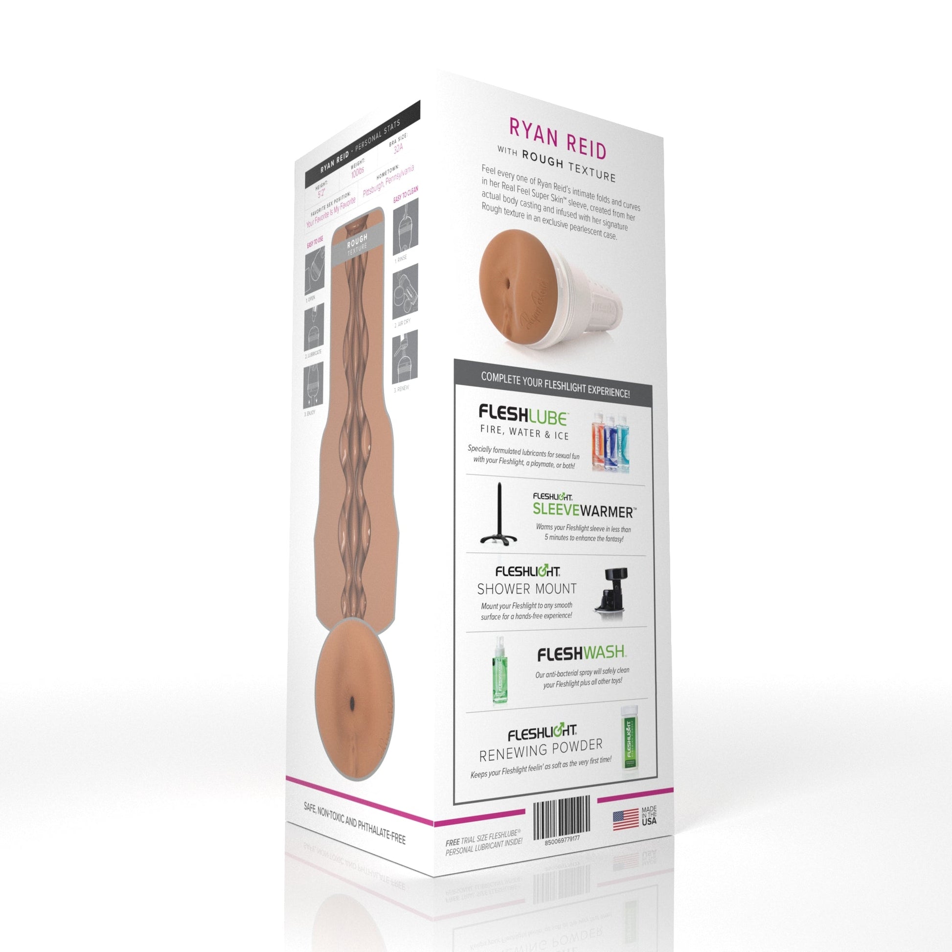 Ryan Reid Fleshlight Rough (Butt) Without Case Fleshlight