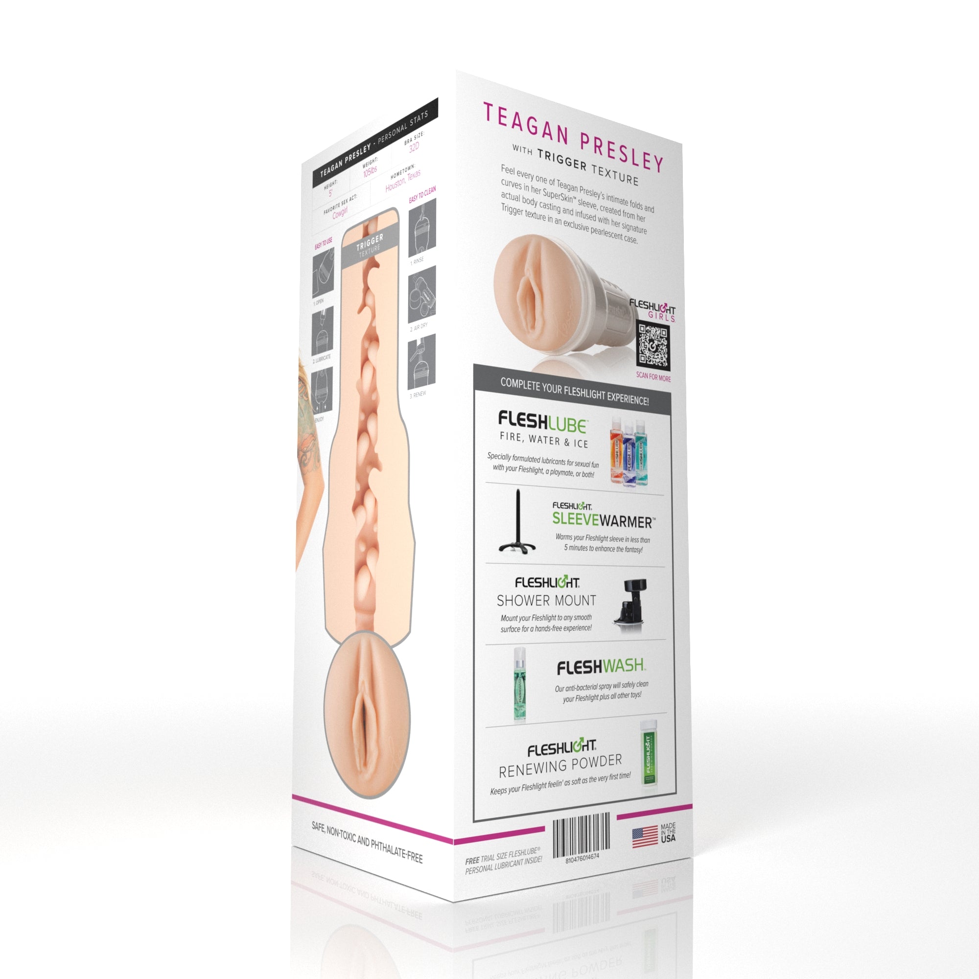 Teagan Presley Fleshlight Bulletproof (Butt) With case Fleshlight